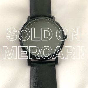 ⚫️▪️ BLACK MINIMALIST WATCH▪️⚫️